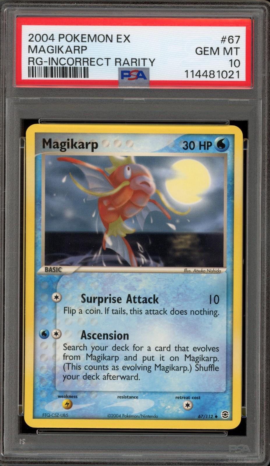 Fire Red & Leaf Green Magikarp [Incorrect-Rarity] Pokémon card